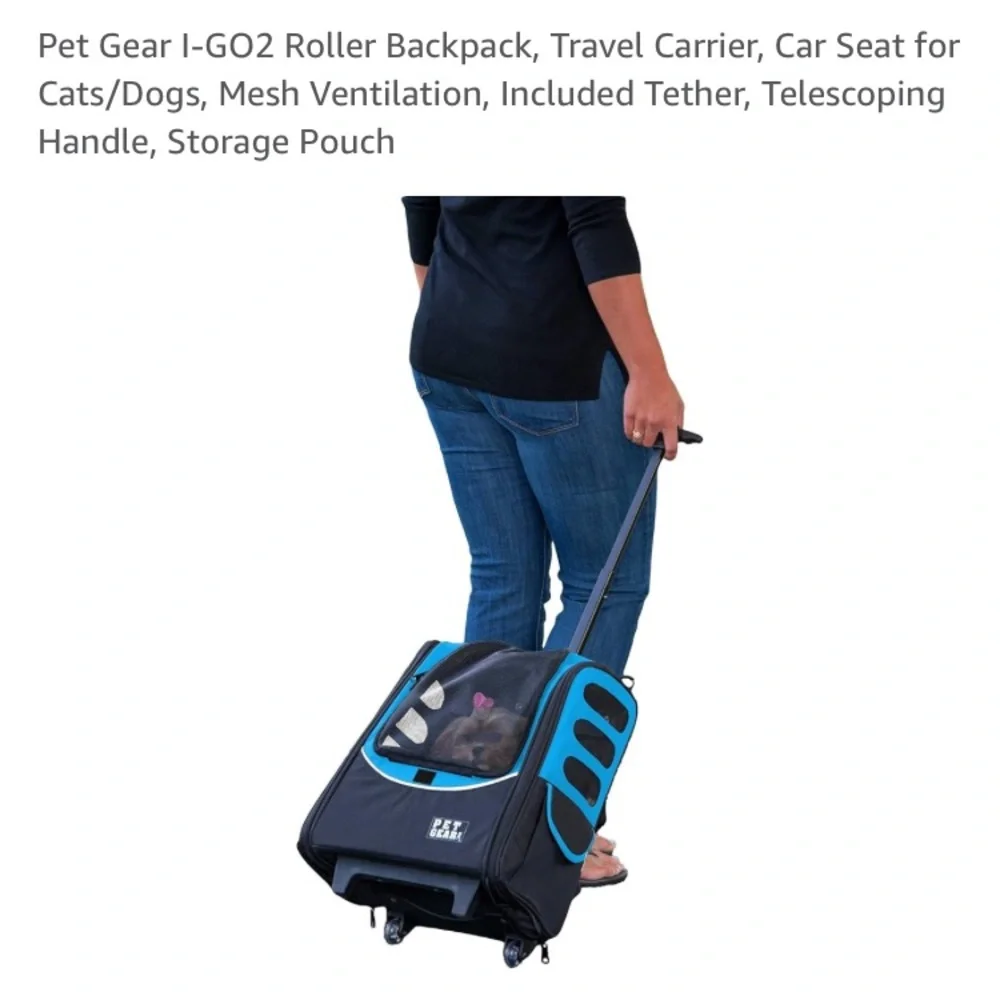 New PET GEAR I-GO2 Backpack & Rolling Carrier